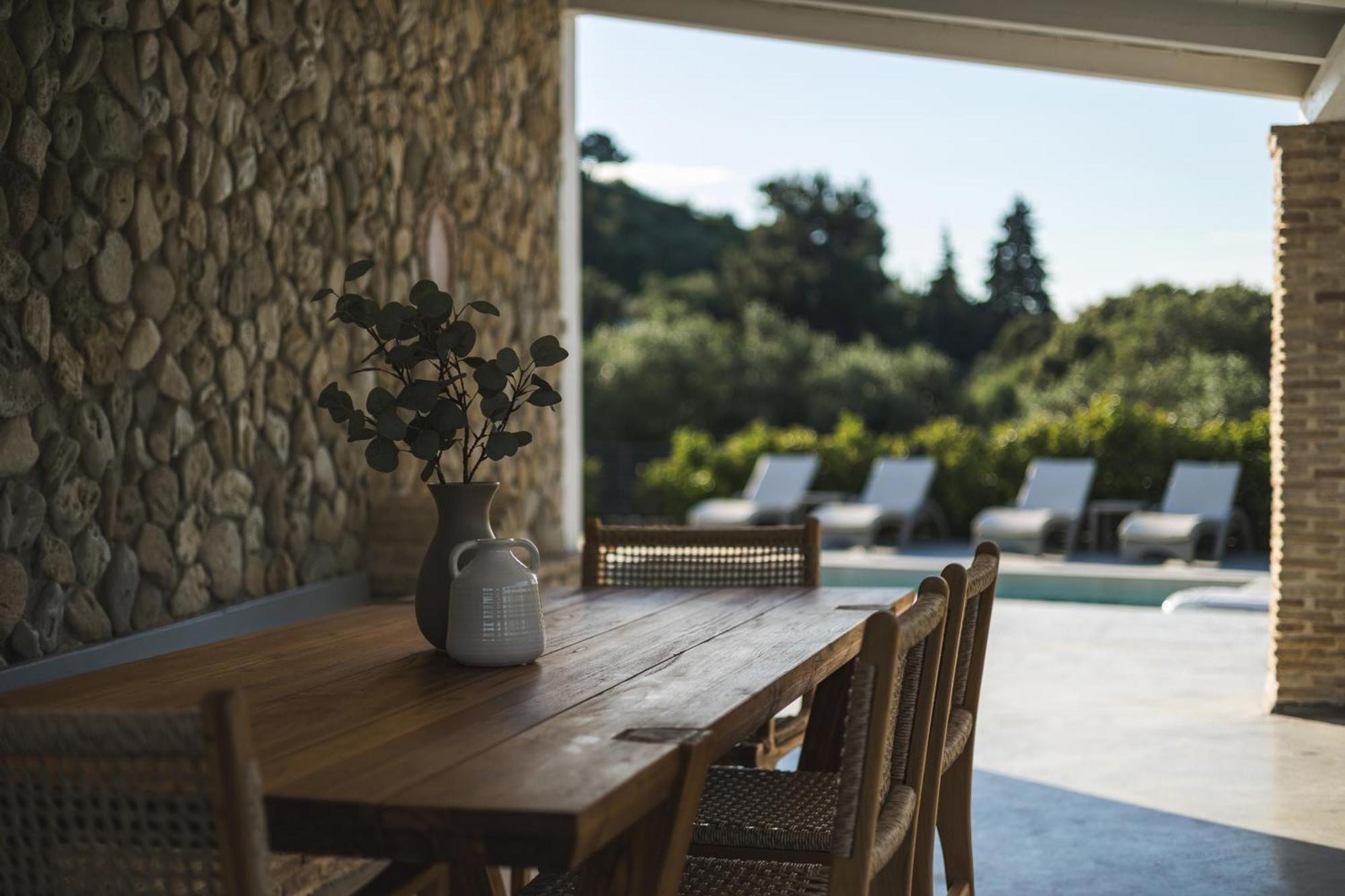 Binios Villa - Private Pool, Walking Distance From The Beach Василікос Екстер'єр фото