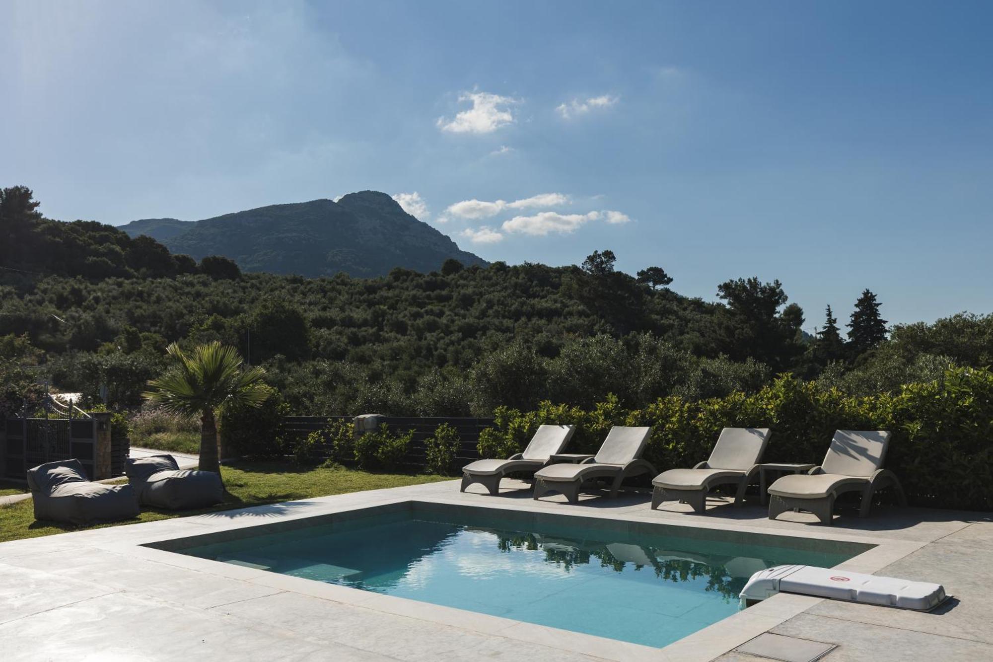 Binios Villa - Private Pool, Walking Distance From The Beach Василікос Екстер'єр фото