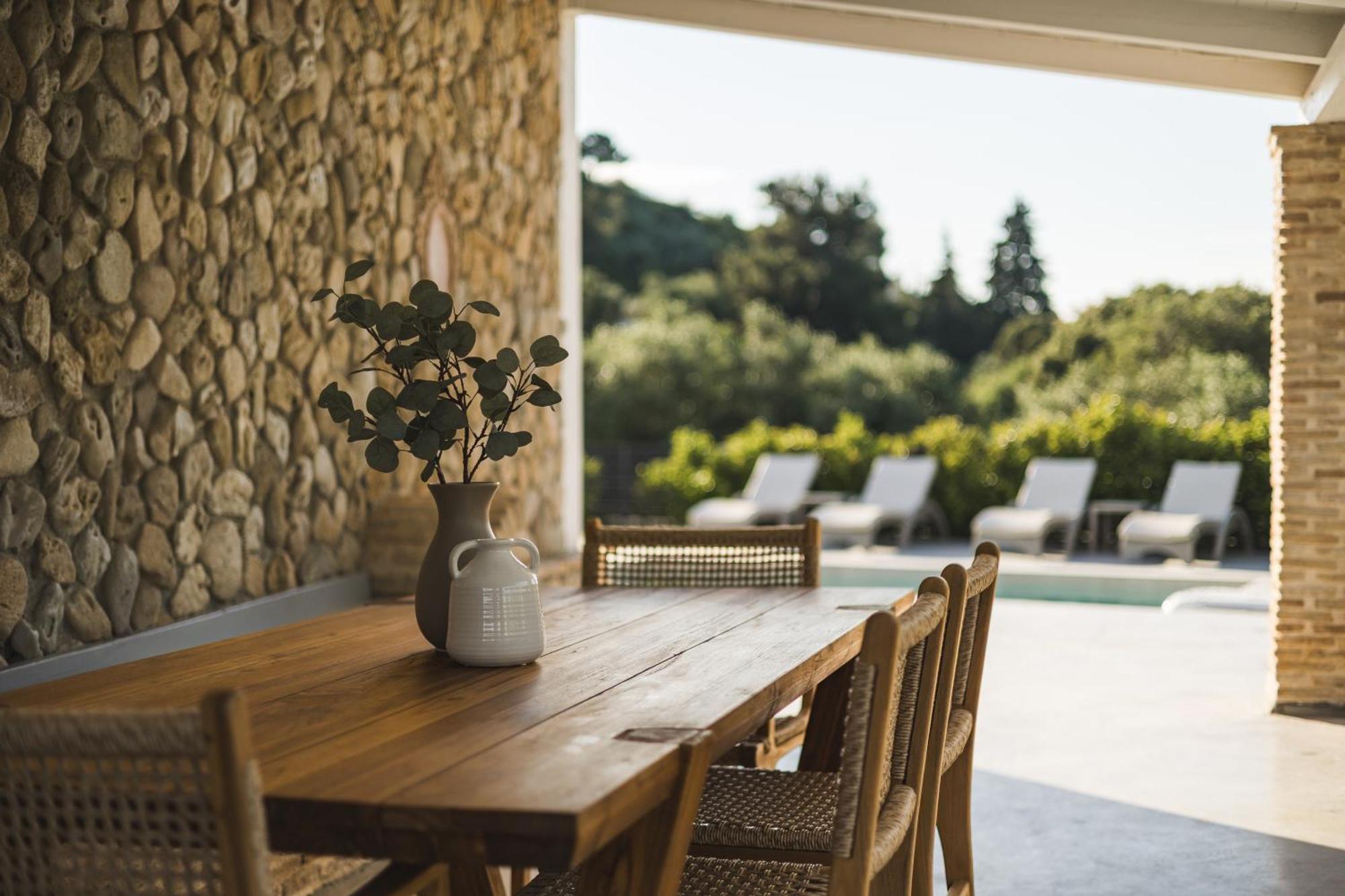 Binios Villa - Private Pool, Walking Distance From The Beach Василікос Екстер'єр фото